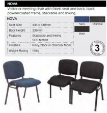 Nova Visitor Chair Range And Specifications